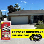 Overnight Stain Remover for Cleaning Oil Stains on Concrete, Driveway, Pavers & Garage Floors,White, AOD3232301