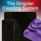 Koala Lens Cleaning Cloth | Japanese Microfiber | Glasses Cleaning Cloths | Eyeglass Lens Cleaner | Eyeglasses, Camera Lens, VR/AR Headset, and Screen Cleaning | Blue & Purple (Pack of 6)