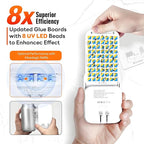 Mosalogic Fruit Fly Traps for Indoors Gnat Trap for House Indoor-600 Sqft Protection Area UV Fly Insect Trapper for Fruit Flies，Gnats，Mosquito，and Other Flying Insect Plug-in Bug Killer White 2Pack