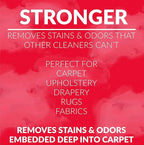 ZORBX Carpet Odor and Stain Remover Spray 24 oz - Perfect Addition to Cleaning Supplies - All-Purpose Carpet Spot Cleaner - Citrus Scented Pet Stain Remover - Fast-Acting Carpet Cleaner Solution