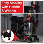 Shop-Vac 5761311 12-Gallon Wet/Dry Shop Vacuum, 6 Peak HP, 1.5 Inch Diameter x 7 Foot Hose, 20 Foot Cord, Ideal for Home, Garage, and Workshop Cleaning
