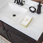 AH AMERICAN HOMESTEAD Disposable Hand Towels for Bathroom 50 Count - Guest Bathroom Essentials -Bathroom Paper Towels - Monogrammed Disposable Napkins - Wedding Napkins in Paper Towel Tray (Gold, H)