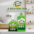 Lime-A-Way Bathroom Cleaner, 32 fl oz Bottle, Removes Lime Calcium Rust (Pack of 2)