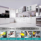 Stainless Steel Cleaner Spray, Sink Cleaner, Kitchen Appliance Cleaner, Fingerprint and Residue Remover for Kitchen Appliance, Refrigerator, Sink and Microwave(Pack of 2)