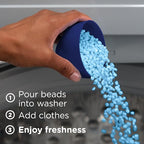 Downy Balance In-Wash Laundry Scent Booster Beads, Crisp Rain and Blue Eucalyptus scent, 24 oz, laundry scent beads, Long-lasting Freshness