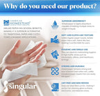 AMERICAN HOMESTEAD Disposable Hand Towels for Bathroom - White Linen-Like Guest Napkins - Ideal Paper Dinner Napkins or Bathroom Towels for Guests - 540 Count - Smooth - 15.5" x 12"