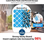 Indoor Fruit Fly & Gnat Traps Plug-in - UV/Blue Light Insect Trap with 2 Devices+6 Refills, Safe & Odorless Flying Insect Catcher for House/Kitchen/Office - Get Rid of Mosquitoes, Moths, Gnats