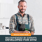 drain snake [25FT] - Auto Feed - Ideal plumbing snake for sink and drain unblocking - Solid drain auger for real DYIs!