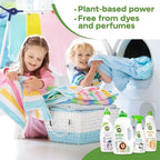 Baby Fabric Softener, Plant-Based Liquid Fabric Softener, Non-Toxic, Hypoallergenic, Fragrance-Free, EcoCert Certified, Vegan, Static Control, 32 Washes, 34 fl oz (1000 ml)