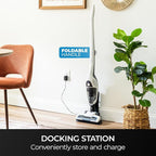 Kenmore 200 Series DS2000 Cordless Stick Vacuum Lightweight Cleaner 2-Speed Power Suction LED Headlight 2-in-1 Handheld for Hardwood Floor, Low Pile Carpet & Pet Hair