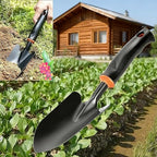 Shovel for Garden | Hand Shovel Garden Trowel, Bend-Proof Hand Shovel with Rubber Handle, Gardening Hand Tools Shovels for Digging Planting Transplanting, Heavy Duty Trowel, Mini Gardening Shovel