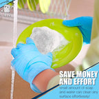 SPONGENATOR Kitchen Scrubbing Sponges - Heavy Duty Non-Scratch Scrubbing Cleaner Sponges in 2 Colors - Multi-Surface Non-Metal Dish Scouring Scrubbers for Fast Cleaning (Gold & Silver, 12)