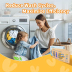 BellaLuce Laundry Detergent Sheets with 30 Color Catchers, 96 Loads Linen Lavender Sandalwood, Eco Friendly, Plastic-Free, Hypoallergenic, Prevent Color Bleeding, Laundry Care Essentials