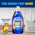 Dawn Platinum Dish Soap, Fresh Rain Scent Liquid Dishwashing Detergent, Powerful Dawn Dish Soap for Tough Grease Removal, 13 oz