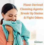 Biokleen Natural Laundry Detergent - 128 HE Loads - Liquid, Concentrated, Eco-Friendly, Non-Toxic, Plant-Based, No Artificial Fragrance or Preservatives, Citrus Essence