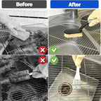 Palksky Oven Rack Cleaning Bags Kit, Reusable Soaking Bags with Brushes, Gloves & Cloth, No Mess Cleaning for Oven Racks, Grill Grates & BBQ Racks, No Cleaner Included, 9 Packs