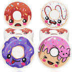 8 Pack Cute Kitchen Sponges Dish Set Compressed Non-Scratch Reusable Kitchen Cleaning Household Sponges for Dishes, Pans, Kitchen, Fruit, Plate, Bathroom(Donut)