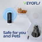 VEYOFLY Fruit Fly Traps for Indoors, Fly Trap Indoor, (1 Device + 3 Refills) Fly Catcher Indoor, Gnat Traps for House Indoor, Fly Trap, Plug in Light Flying Insect Trap, Bug Killer