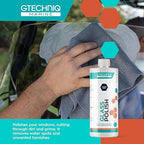 Gtechniq Marine Glass Polish for Boats, 8.5 fl oz | Fast-Acting Hydrophobic Formula Removes Minerals, Salt Deposits, Water Spots and Dirt from Glass and Plexiglass, Smear and Scratch-Free Finish