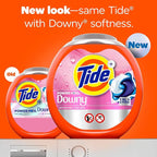 Tide Power PODs + Downy Laundry Detergent Pods, 18 Count, Soft Boosters + April Fresh