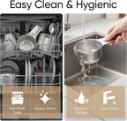 Color Up ¾ Cup Pet Food Scoop – Stainless Steel Dog Food Scoop Cup (12 Tbsp) – Heavy-Duty, Rust-Resistant Measuring Scoop for Dogs, Cats, Birds & Rabbits – Ideal for Dry Food & Treats