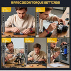 Tanson Precision Electric Screwdriver, 3.7v Laptop Screwdriver Set,71 In 1 Electronic Tool Set, Cordless Rechargeable Portable Repair Tool Set For Computer, Laptop, Mobile Phone, Camera, Watch Repair
