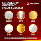 DURA-COATING TECHNOLOGY Blue Premium Metal Polish and Cleaner Liquid for All Metal, Brass, Gold, Copper, Fiberglass, Aluminum, Jewelry, Sterling Silver (1 Gallon Bottle)