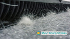 FURemover Pet Hair Rubber Broom 2-Piece Set containing Original and PRO Furemover Brooms for Carpet, Tile and Hardwood