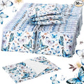 Geyee 50 Packs Facial Tissue Travel Packs Disposable Pocket Tissues for Wedding Guest Travel School Purse Home Supplies, 500 Sheets 3 Ply(Vintage Butterfly)