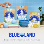 BLUELAND Oxi Laundry Booster Powder Refill 2-Pack, Spring Bloom Scent, 50 Loads, 35.2 oz, Plastic-Free, Eco Friendly, Oxy Cleaner, Stain Remover