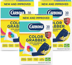 Carbona Color Grabber™ | Protects Laundry from Color Runs or Bleeds | Mix Whites & Colors | in-Wash Dye Grabbing Sheets | 30 Count Per Box, 3 Pack