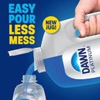 Dawn Platinum Dish Soap Fresh Rain Scent Liquid Dishwashing Detergent, Powerful Dawn Dish Soap for Tough Grease Removal, 30 oz