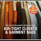 NO-Moth Closet Hanger Refills - Moth Cakes for Hanger Storage, Non-Odorous Moth Cakes for Closet, Kills Clothes Moths, Carpet Beetles, Eggs & Larvae (2 Moth Cakes, Pack of 3)