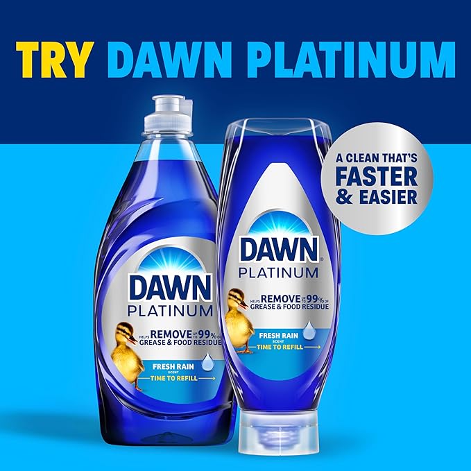 Dawn Ultra Dish Soap Apple Blossom Scent Liquid Dishwashing Detergent, Powerful Dish Soap for Grease Removal, Best Dishwashing Liquid from Trusted Dawn Products, Ultra Cleaning Performance, 22 oz