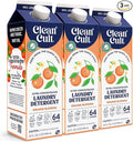 Cleancult Ultra Concentrated Liquid Laundry Detergent, 192 loads (96 oz), Long Lasting Scent, 90% Less Plastic, No Harsh Chemicals, Orange Blossom, Defeats Stains & Odors, HE/Standard Compatible