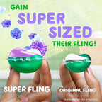Gain Super Flings Laundry Detergent Pacs, 32 Count, Dewdrop Dream scent, irresistibly clean and fresh washing detergent laundry soap pacs
