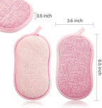 Boao 10 Pieces Multipurpose Kitchen Scrub Sponges, Non-Scratch Microfiber Scrub Sponges for Kitchen Reusable Scouring Pads Sponge Scrubber for Household Cleaning Dishes and Pots(Mixed Colors)