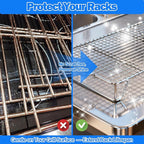 Palksky Oven Rack Cleaning Bags, 31.4''*39.3'' Heavy Duty No Scrub Oven Rack Cleaning Bags, Reusable Leak-Resistant PE Bags for Deep Soaking Grill Grates, BBQ Racks, No Cleaner Included, 3 Packs