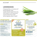 Wondercide - Indoor Pest Control Spray for Home and Kitchen - Ant, Roach, Spider, Fly, Flea, Bug Killer and Insect Repellent - with Natural Essential Oils - Pet and Family Safe — Lemongrass 32 oz