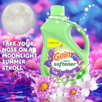 Gain Moonlight Breeze Fabric Softener, 140 FL OZ, 190 Load, Smooth Touch Laundry Conditioner Liquid