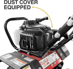 GardenTrax Upgraded Tiller 40cc 4-Cycle Multi-Function Mini Cultivator w/6 Durable Steel Tines