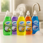 Valor Dishwashing Liquid, 25 fl oz – Dish Soap for Kitchen & Bathroom, Grease-Fighting, Gentle on Hands, Fast Rinse, Eco-Friendly Biodegradable Formula (25.5 oz (Pack of 6), Orange)