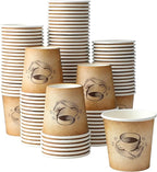 600 Pack 4 oz Small Coffee Cups, Disposable Paper Espresso Cups for Hot/Cold Drinks, Office, Home, Shop, Event