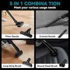 Cordless Vacuum for Makita Battery, 5 in 1 Handheld Electric Vacuum Cleaner with 500W Powerful Motor, 46 CFM Portable Hand Vacuum with Filtration HEPA for Floor, Carpet, Car (Battery Not Included)