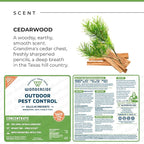 Wondercide - Outdoor Pest Control Spray Concentrate with Natural Essential Oils - Mosquito, Ant, Roach, and Insect Killer, Treatment, and Repellent - Safe Around Pets, Plants, Kids - 32 oz