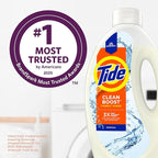 Tide Clean Boost Fabric Rinse, 62 fl oz fl oz, Removes Odors and Residues, Safe on All Fabrics, Free of Dyes and Heavy Perfumes, Original Scent
