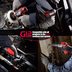 ACDelco G12 Series 2-Tool Combo Kit- 1/4" & 3/8" Brushless Ratchet Wrench, ARW12103-K8