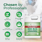 Hygea Natural Extra Strength Bed Bug & Mite Spray- Child & Pet friendly - Stain & Odor Free - 66% Stronger Natural Formula (128 oz)