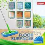 VanDuck Reusable Pet Heavy Duty Mop Pads Compatible with Swiffer Sweeper (4-Pack) - Washable Microfiber Mop Pads for Wet & Dry Use - All Purpose Floor Mopping and Cleaning Product