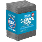 6" X 9" Non-Woven Grey Scuff Pads for Paint Prep, Very Fine Finishing Pads for Wood, Metal, Smoothing Surfaces Before Final Finish, Oxidation Removal, Restore Shine - 800 Grit - 10 Pack (Gray)